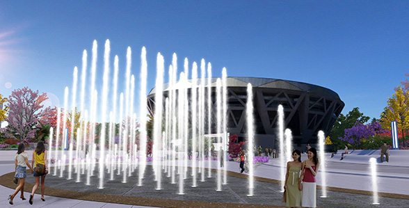 國家網(wǎng)球中心噴泉